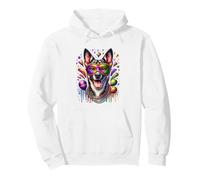 Mardi Gras Kai Ken Dog Pullover Hoodie