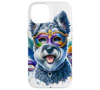 Mardi Gras Kerry Blue Terrier Dog Case for iPhone 14