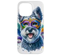 Mardi Gras Kerry Blue Terrier Dog Case for iPhone 14 Pro Max