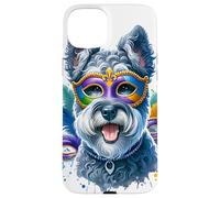 Mardi Gras Kerry Blue Terrier Dog Case for iPhone 15 Plus