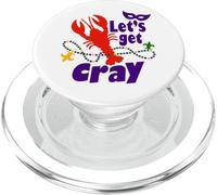 Mardi Gras Lets Get Cray Crawfish It Ain't Gonna Suck Itself PopSockets PopGrip for MagSafe