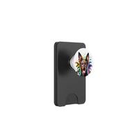 Mardi Gras Manchester Terrier Dog PopSockets PopWallet for MagSafe