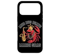 Mardi Gras Mud Bug Beats Crawfish Saxophone Player Case for iPhone 17 Pro Max