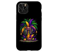 Mardi Gras Palm Tree Hawaiian Tropical Party Men Women Kids Case for iPhone 11 Pro