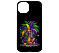 Mardi Gras Palm Tree Hawaiian Tropical Party Men Women Kids Case for iPhone 15 Plus