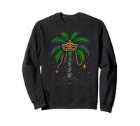Mardi Gras Palm Tree Hawaiian Tropical Party Men Women Kids Sweatshirt