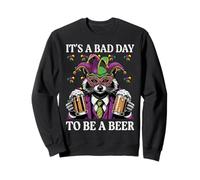 Mardi Gras Raccoon Bad Day To Be Fat Tuesday Nola Men Women Sweatshirt