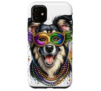Mardi Gras Romanian Carpathian Shepherd Dog Case for iPhone 11