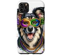Mardi Gras Romanian Carpathian Shepherd Dog Case for iPhone 11 Pro Max