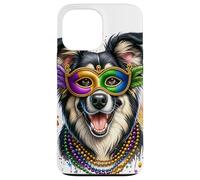 Mardi Gras Romanian Carpathian Shepherd Dog Case for iPhone 13 Pro Max