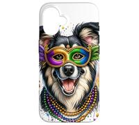 Mardi Gras Romanian Carpathian Shepherd Dog Case for iPhone 16