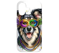 Mardi Gras Romanian Carpathian Shepherd Dog Case for iPhone 17