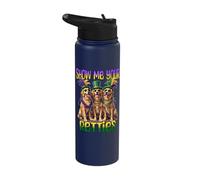 Mardi Gras Show Me Your Retriever Mardi Gras Stainless Steel Insulated Water Bottle