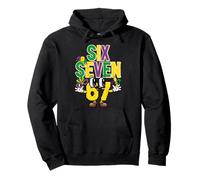 Mardi Gras Six Seven 67 Fat Tuesday 6 7 Meme Boys Kids Youth Pullover Hoodie