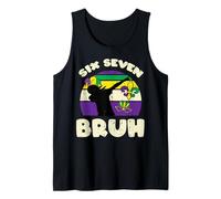 Mardi Gras Six Seven Bruh Dab Fat Tuesday 67 Boys Kids Youth Tank Top