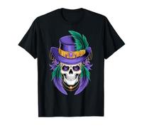 Mardi Gras Sugar Skull Carnival New Orleans Men Women Gifts T-Shirt