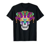 Mardi Gras Sugar Skull Gifts Carnival New Orleans Gothic T-Shirt