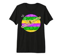 Mardi Gras Trombone Player Trombonist Brass Musician Premium T-Shirt