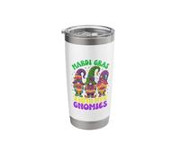Mardi Gras with My Gnomies Stainless Steel Insulated Tumbler