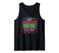 Mardi Gras Zydeco Repeat New Orleans Party Tank Top
