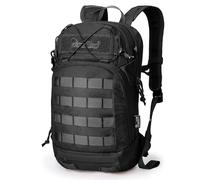 Mardingtop 15L Bicycle Backpack for Men and Women Breathable Mesh Back Panel with Practical Molle System and Helmet Holder for Cycling Hiking Running Ski