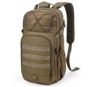 Mardingtop 25L Tactical Backpack Men's Hiking Backpack Small with Removable Shoulder Straps Outdoor Daypack with Molle System 3-in-1 Carrying System Tactical Backpack for Camping Work Hiking