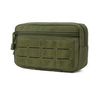 Mardingtop Accessory Bag Molle Pouch Tactical Belt Bag EDC Pouch for Military Camping Hiking Outdoor Cycling, Army Green, 13 x 22 x 6.5 cm