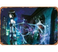 Mardock Scramble: The First Compression Anime Poster Home Wall Art Decoration Retro Metal Tin Sign 8x12 inch