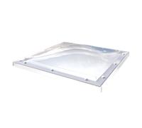 Mardome Trade Polycarbonate Roof Light Dome Only 900mm X 600mm, Double Skin, Clear, Fixed, Manual Trickle Vents