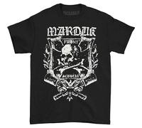 Marduk Men's Frontshwein T-Shirt Black Unisex Tee Black XXL