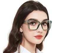MARE AZZURO Extra Large Reading Glasses 2.00 Women Big Oversized Readers(Green, 200)