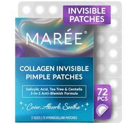 MAREE Invisible Pimple Patches - Transparent Patches for Facial Points - Hydrocolloid Antiacne Plasters - Stickers for Face Pimples - Acne Plasters - Adhesive Plasters for Large