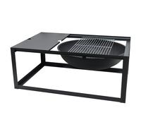 Mareld - BBQ Fire Pit With Grill Grate - Black