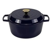 Mareld - Cast Iron Pot 5 L, Deep Blue - Deep Blue