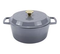 Mareld - Cast Iron Pot 5 L, Grey - Grey