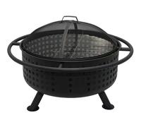 Mareld - Fireplace With Spark Protection Large - Black