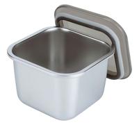 Mareld - Square Lid For Lunch Box By Mareld - Grey