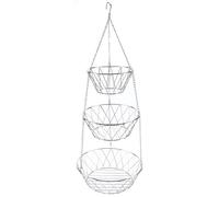 Mareld - Storage Basket / Fruit Basket, Chrome - Steel