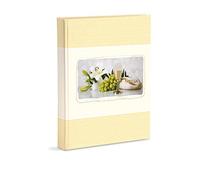 Mareli srls Communion Photo Album 20 x 25 cm 60 White Pages in Thick and Durable Cardboard Intervaled with Pergamin Format 20 x 25 cm, Photo Symbols Communion