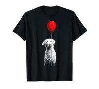 Maremma-Sheepdog Balloon Motif Dog Drawing Graphic T-Shirt