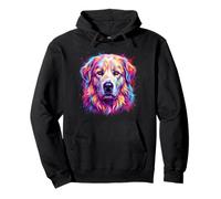Maremma Sheepdog Colorful Dog Portrait Pullover Hoodie