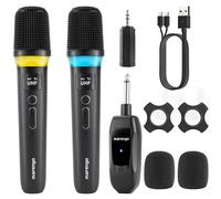 Marengo Wireless Microphones Mic, Rechargeable Cordless Karaoke Microphone with LED Lights ON/Off Switch, 10H Duration, 160 FT, Handheld Bluetooth Microphone Wireless for Singing Speaker Karaoke Party
