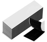 MARENT 36pc Hook and Loop Strip Tape, 1" x 4" Self Adhesive Sticky Back Double Sided Tape Heavy Duty Strong Reusable Wall Fastener Tape