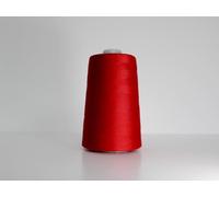 Marent Overlocking Sewing Machine Polyester Thread x Four 5000 Yards Cones White Black Natural Navy Red (Red)