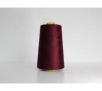 Marent Overlocking Sewing Machine Polyester Thread x Four 5000 Yards Cones White Black Natural Navy Red (Burgundy)