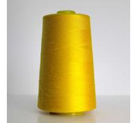 Marent Overlocking Sewing Machine Polyester Thread x Four 5000 Yards Cones White Black Natural Navy Red (Yellow)