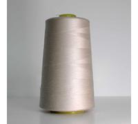 Marent Overlocking Sewing Machine Polyester Thread x Four 5000 Yards Cones White Black Natural Navy Red (Light Silver)