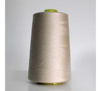 Marent Overlocking Sewing Machine Polyester Thread x Four 5000 Yards Cones White Black Natural Navy Red (Off White)