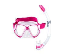 Mares Aquazone Wahoo Neon Snorkeling Set White,Purple