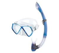 Mares Aquazone Pirate With Mesh Bag Junior Snorkeling Set Clear,Blue Kids